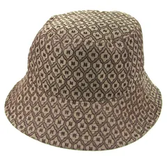 マウジー バケットハット モノグラム 帽子 ブランド レディース ﾌﾘｰサイズ ブラウン MOUSSY 【中古】