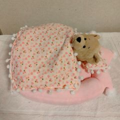 ペット（小型犬、小動物）用　ミニベッド　ぬいぐるみにも