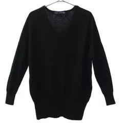 IENA SLOBE イエナ スローブ ウール 長袖 Vネック セーター ブラック ニット レディース 古着