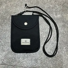 定価8800円 uniform experiment SHOULDER POUCH ショルダーポンチ ミニショルダーバッグ ユニフォームエクスペリメント UE-240051 ブラック FREE 76098A6のサムネイル