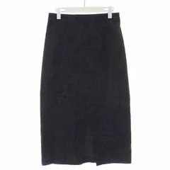 Sマックスマーラ 'S Max Mara デニムスカート フレアスカート ロング スリット 36 XS 紺 ネイビー /YI17のサムネイル