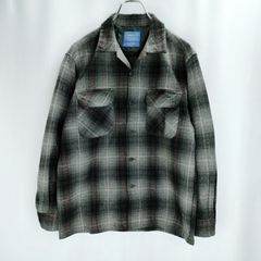 PENDLETON ペンドルトン ボードシャツ オンブレチェック ブラック サイズM