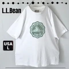 L.L.Bean/エルエルビーン★ダメージプリントロゴTシャツ★USAメンズL   2407J007