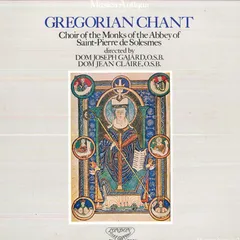LP Choir Of The Monks Of The  De Solesmes Gregorian Chant SL7001 KING Japan /00260
