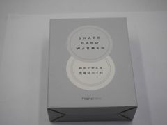 新品 FrancFranc 両手で使える充電式カイロ グレー