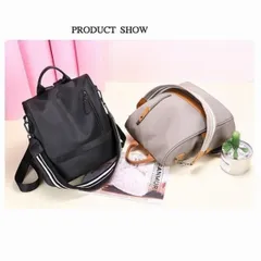 ★レディース リュック バッグ バックパック 3way PUレザー ショルダーバッグ 斜めがけ フロントポケット付き 通勤