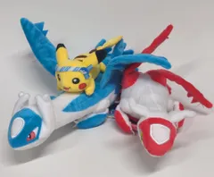 【美品】3点セット　ポケモンセンター　ラティアス　ラティオス　ぬいぐるみ 2025年最新】ポケモンセンター ラティオス ぬいぐるみの人気