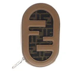 FENDI (フェンディ) ズッカ オーロック キャンバス レザー ボディ  