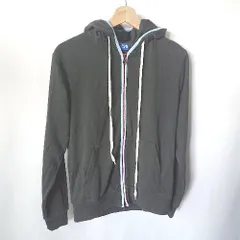 ◇ BEAMS ビームス 長袖 ジップパーカー サイズM ブラック系 レディース E  【1407020061766】のサムネイル