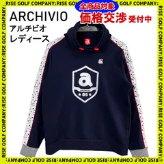 ARCHIVIO アルチビオ 長袖 ハイネック レース シャツ ネイビー 40