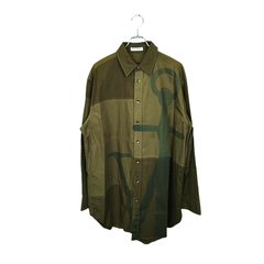 JWANDERSON ジェイダブリューアンダーソン OVERSIZED ANCHOR SHIRT OVERSIZED ANCHOR SHIRT シャツ SH0067PG0463595 M オリーブ