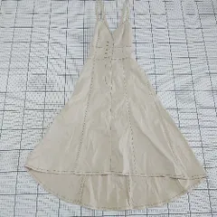 ◇ Θ JILL STUART ジル スチュアート レースアップ 膝下丈 サロペット スカート サイズS ベージュ系 レディース E  【1509100081982】のサムネイル