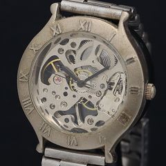 y2k Skeleton Mechanical 腕時計 メタリック 手巻き - メルカリ