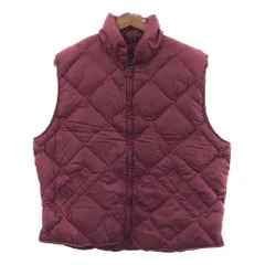 90年代 　Eddie Bauer ダウンベスト　M　バーガンディ ほぼDEAD 90s EddieBauerエディーバウアー リバーシブル ダウンベスト