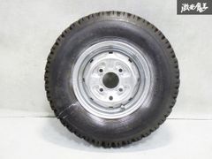 ●即発送 鉄チンホイール 1本 10インチ 3.50B 4穴 PCD100 ハブ径約60mm ホイール 5.00-10 ミニカ ミニキャブ ポーターキャブ 軽トラ
