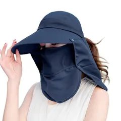 【即日発送】紫外線対策 UPF50+ 日焼け防止 日除け 4way メンズ ネックカバー フェイスカバー 帽子 99.9％ 自転車 uvカット ゴルフ レディース サンバイザー おしゃれ KEEP] キャスケット [TEEN