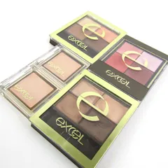 エクセル アイシャドウ リアルクローズシャドウ他 5点セット まとめて 大量 コスメ チップ無 レディース excel 【中古】