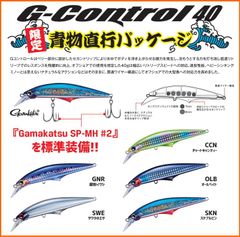 ジャクソン　限定　Gコントロール　40　　40g　スーパーシンキング　青物直行パッケージ　G-コントロール　　　G-Control    1個当たりの販売価格です　カラーをご選択ください