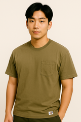 Tシャツ　ディッキーズ　Dickies 　カーキ　Lサイズ　※Used