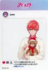 【中古】キャラカード レオン 「Nintendo Switch版 アイ★チュウ 発売記念×Gratte animatecafe pasha★tte トレーディングSNS風クリアカード Aグループ」