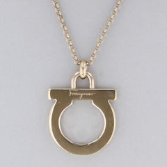 【中古】 Salvatore Ferragamo （サルバトーレフェラガモ） ｶﾞﾝﾁｰﾆ ﾈｯｸﾚｽ ブランドジュエリー ネックレス/ペンダント/チョーカー ｶﾞﾝﾁｰﾆ Gold ゴールド