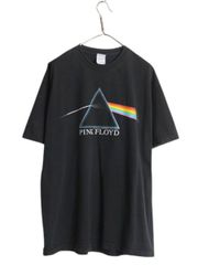 【お得なクーポン配布中!】 00s ピンクフロイド イラスト プリント Tシャツ メンズ XL / オールド オフィシャル バンド ロック アート グラフィック 黒 大きいサイズ