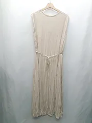 ◇ ⊂◎●未使用● ROPE PICNIC ロペピクニック ノースリーブ ロング ワンピース サイズ38 ベージュ レディース E  【1411280047439】