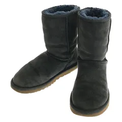 UGG / アグ | W CLASSIC SHORT F23114D クラッシック ショート ムートンブーツ | 23 | ネイビー | レディース