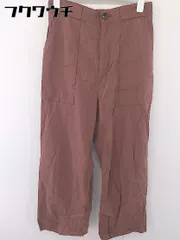 ◇ MACPHEE マカフィー TOMORROWLAND リネン混 パンツ サイズ32 ブラウン レディース  【中古】 【1111150009214】