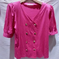 イヴサンローラン YSLロゴ ゴールドボタン 紫ピンク カーディガン 秋 2025年最新】サンローラン カーデ 金ボタンの人気アイテム