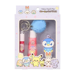 粧美堂　ポケピース　ポケモン　ポッチャマ　リップグロス チャーム付き　いちごの香り　PK43618