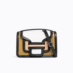 新品未使用 PIERRE HARDY alpha hand bag ピエールアルディ アルファ ハンドバッグ ショルダー カバン 鞄 オリーブ ベージュ ブラック