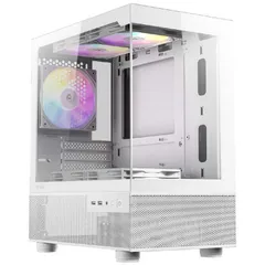 【新品 未使用 未開梱】 ANTEC　PCケース［Micro ATX /Mini-ITX］ホワイト　CX200M RGB Elite White