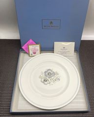 ◇ WEDGWOOD GLEN MIST 大皿 直径約27cm プレート 【長期保管品/汚れあり】 【箱破れあり】 グレンミスト ウェッジウッド / 中古