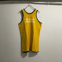 9. 80s CHAMPION REVERSIBLE TANK TOP NAVY/YELLOW UC-0083