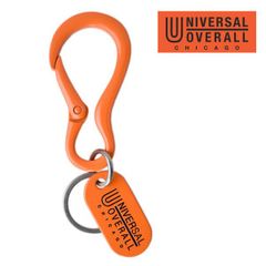 UNIVERSAL OVERALL キーホルダー 《18オレンジ》新品 未使用 ユニバーサルオーバーオール キーリング カラビナ ドッグタグ【A6H】【メール便4】ファッション メンズ