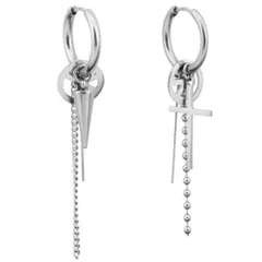 両耳 ピアス メンズ レディース bts 防弾少年団 リング フェイク 個性 メンズピアス レディースピアス リングピアス フェイクピアス チェーンピアス メンズ レディース フープピアス リング アレルギー対応