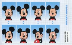 【中古】シール・ステッカー ミッキーマウス(証明写真風) シール・ステッカー Sticker Collection 「ディズニー」 ディズニーストア限定