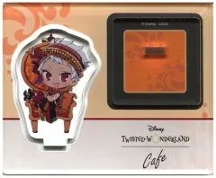 【中古】アクリルスタンド・アクリルパネル カリム・アルアジーム 「ディズニー ツイステッドワンダーランド×OH MY CAFE アクリルスタンド デフォルメver.」 オンラインストア限定