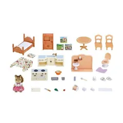 シルバニアファミリーｾ‐194 赤い屋根の大きなお家 おすすめ家具セット 家具  エポック社 エポック シルバニア 3歳 女の子 男の子 ドール 人形 ギフト 誕生日 クリスマス プレゼント 子供 おしゃれ 大人