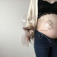 【半額以上】blanco マタニティペイントシール マタニティフォトシール ブランコ 妊婦 妊娠 赤ちゃん baby 週数 セルフマタニティフォト ベリーペイントシール マタニティ週数
