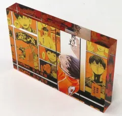 【中古】アクリルスタンド・アクリルパネル 影山飛雄 アクリルブロック “HEROES”(2022) 「ハイキュー!!」