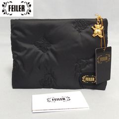 未使用級 フェイラー ハイジ ショルダー バッグ ブラック 黒 クマ 