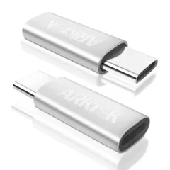 ARKTEK ライトニング 変換 → USB-C 変換アダプタ ライトニング (メス) から USB タイプC 変換 アダプタ 充電可能 iPhone 15シリーズ Galaxy S23 Note 20 Xperia One Pixel 7 Mat