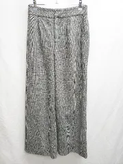 ◇ ⊇ CIAOPANIC TYPY チャオパニックティピー チェック ワイド パンツ サイズSMALL ブラック レディース P  【1409250023613】