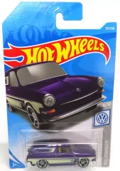 【中古】ミニカー 1/64 CUSTOM ’69 VOLKSWAGEN SQUAREBACK(バイオレット×ホワイト) 「Hot Wheels VOLKSWAGEN」 [FYD57]