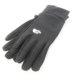 ザノースフェイス THE NORTH FACE ETIP GLOVE トレッキンググローブ 手袋 ロゴ ラバー滑り止め 裏起毛 防寒 タッチパネル操作可能 アウトドア L 黒 ブラック NN61913 /AO3