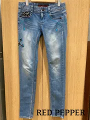 RED PEPPER レッドペッパー　JAPAN&CO. デニム　スキニーパンツ　ローライズ　1201986 SIZE28