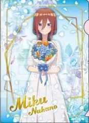 【中古】食玩 雑貨 中野三玖(裏面5アニメシーン) 「五等分の花嫁∬ ミニクリアファイル」