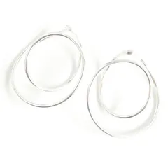 美品□Georg Jensen/ジョージジェンセン 54A アラン・シャーフ SV925 フープイヤリング/イヤーカフ アクセサリー シルバー 総重量5.9gのサムネイル